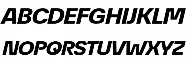 ÉconoSans Reduced 84 Heavy Exp Ita Font OTHER CHARS