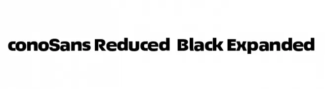 ÉconoSans Reduced 93 Black Expanded  フリーフォントのダウンロード