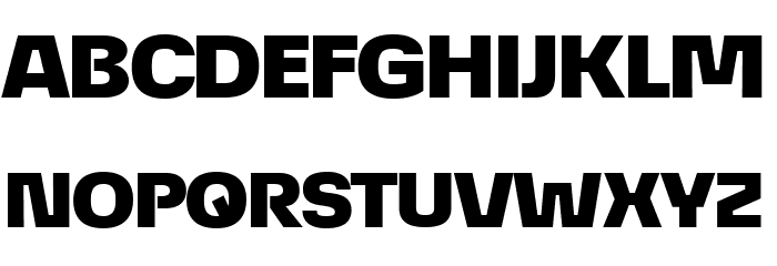 ÉconoSans Reduced 93 Black Expanded Font OTHER CHARS