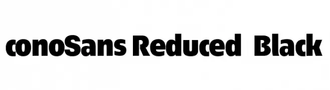 ÉconoSans Reduced 95 Black  नि: शुल्क फ़ॉन्ट्स डाउनलोड