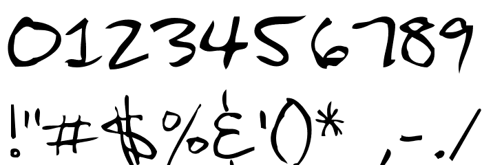 2Dumb Font OTHER CHARS