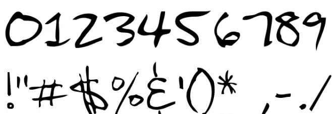 2Dumb Font OTHER CHARS