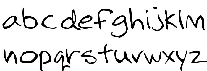 2Dumb Font LOWERCASE
