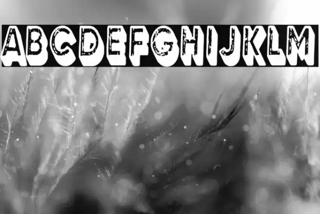 3D Grunge Studio Font examples