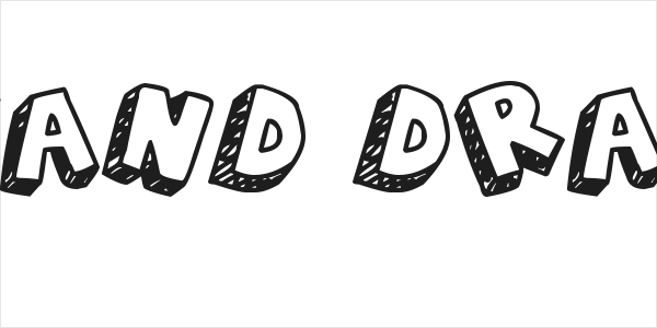 3D Hand Drawns Logo