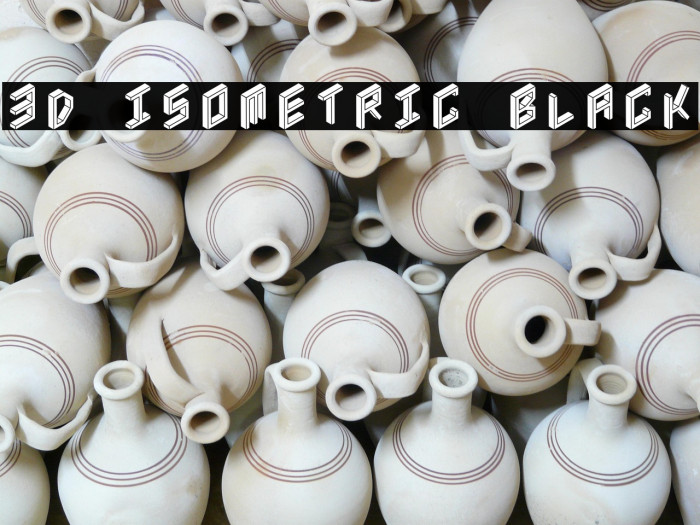 3D Isometric Black Example 3