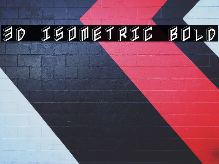 3D Isometric Bold Example 1