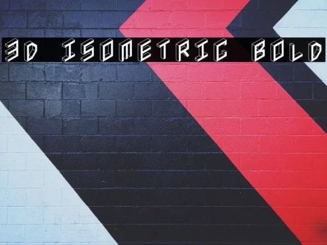 3D Isometric Bold Example 1