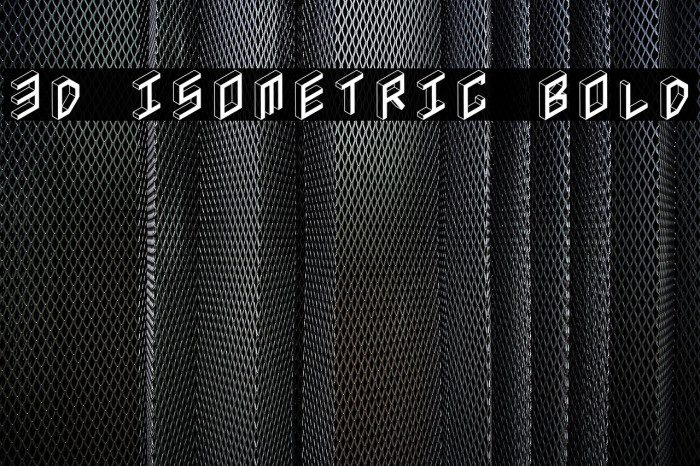 3D Isometric Bold Example 2