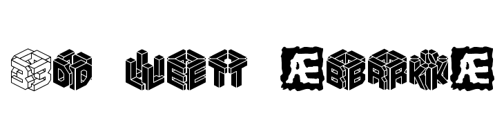3D LET [BRK] Fonte