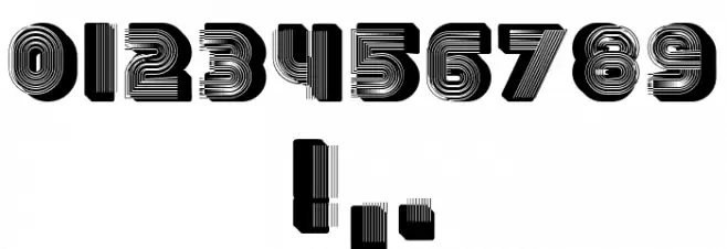 3D Models Regular Polices AUTRES CHARS