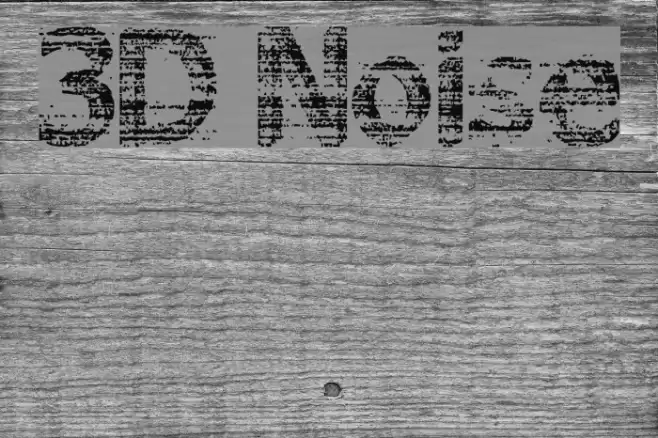 3D Noise Font examples