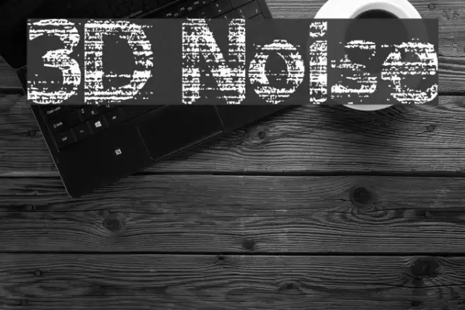 3D Noise Font examples