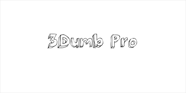 3Dumb Pro Logo