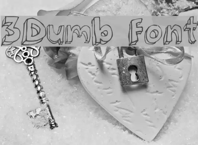 3Dumb Font examples