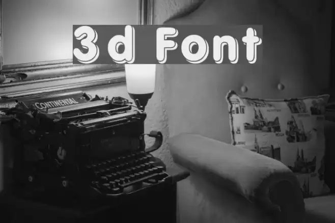 3d Font examples