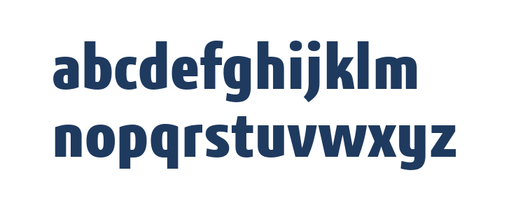 3ds-CondensedBold Lowercase