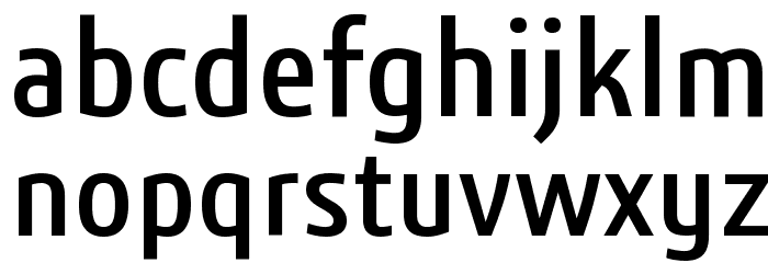 3ds-Condensed Font LOWERCASE