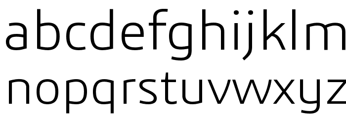 3ds-Light Font LOWERCASE