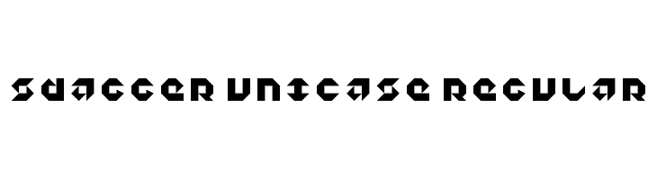 5Dagger Unicase Regular Fonte