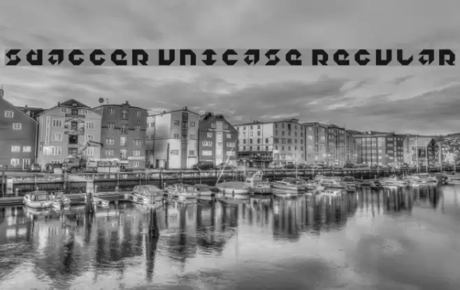 5Dagger Unicase Regular Font examples