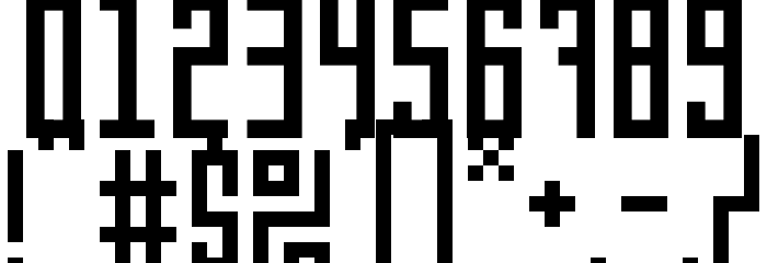 5Darius Regular Font OTHER CHARS