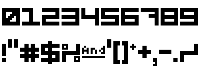 5Didgit Solid Regular Font OTHER CHARS