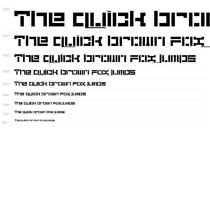 5Didgit Stencil Regular Waterfall