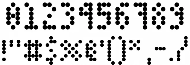 5Dotmatrix 1979 Regular Font OTHER CHARS
