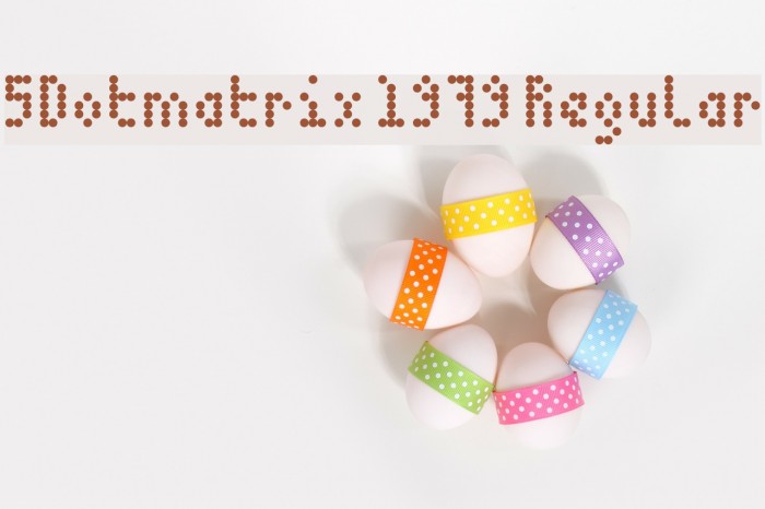 5Dotmatrix 1979 Regular Font examples