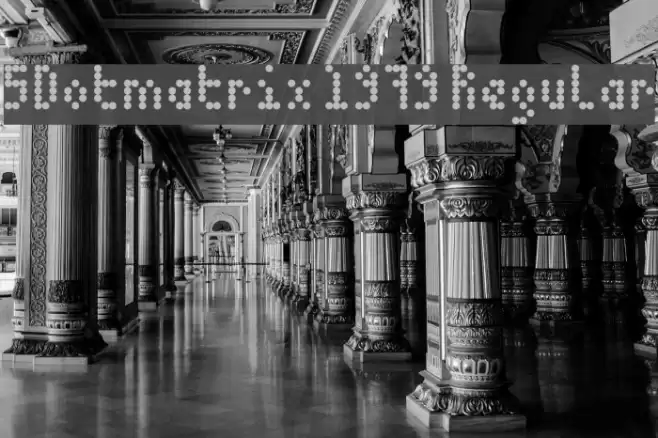 5Dotmatrix 1979 Regular Font examples