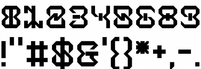 5Drop That Bass! Regular Font OTHER CHARS