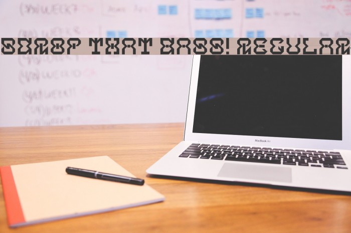 5Drop That Bass! Regular Fonte examples