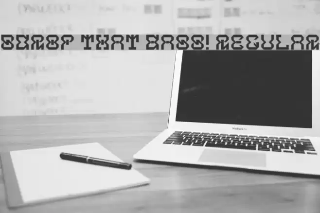 5Drop That Bass! Regular Font examples