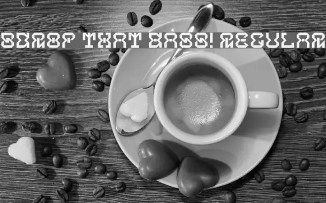 5Drop That Bass! Regular Font examples