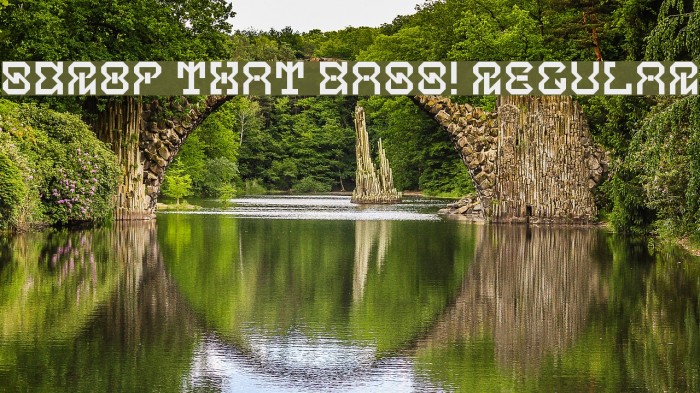 5Drop That Bass! Regular Fonte examples