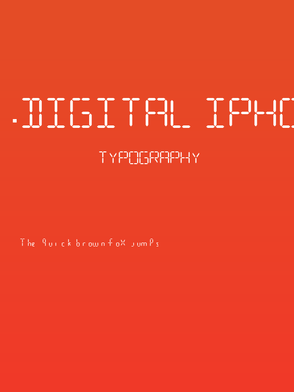 .Digital iPhone Light Poster