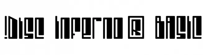 !Disc Inferno® BASIC  baixar fontes gratis