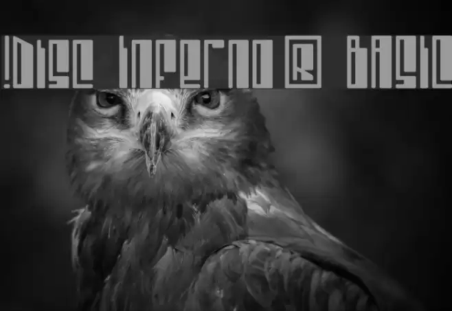 !Disc Inferno® BASIC Schriftart examples