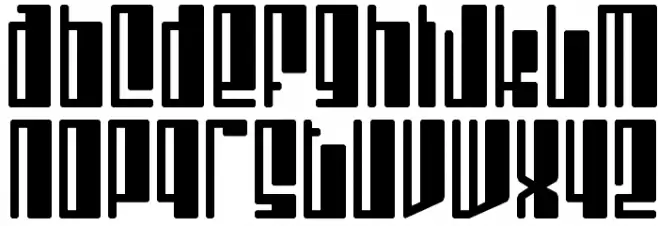 !Disc Inferno® BASIC Schriftart Kleinbuchstaben