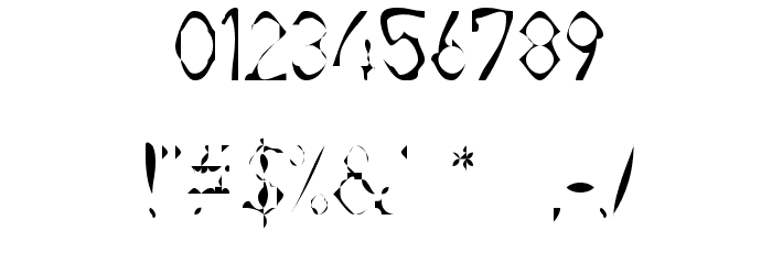 Åderpåk Font OTHER CHARS
