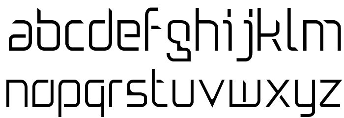 5E Font LOWERCASE