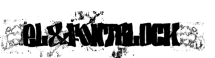 (el&font BLOCK) フォント