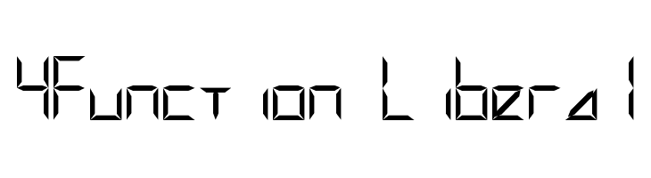 4Function Liberal Шрифта