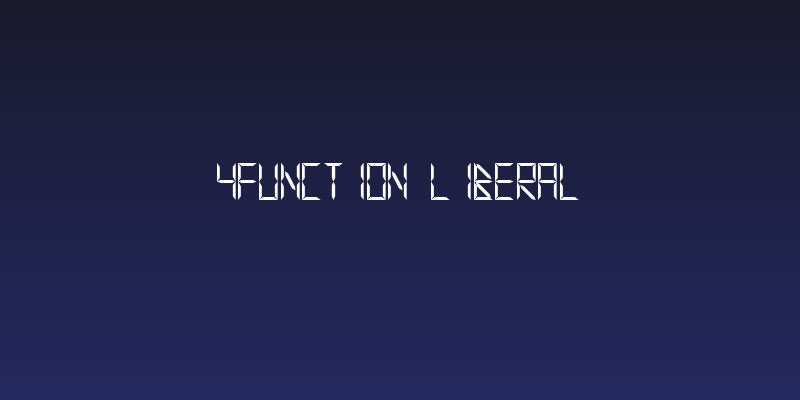 4Function Liberal Social Header