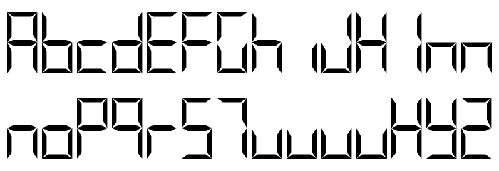 4Function Strict Font LOWERCASE