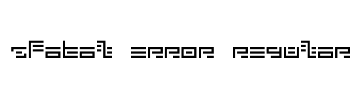 5Fatal Error Regular Font