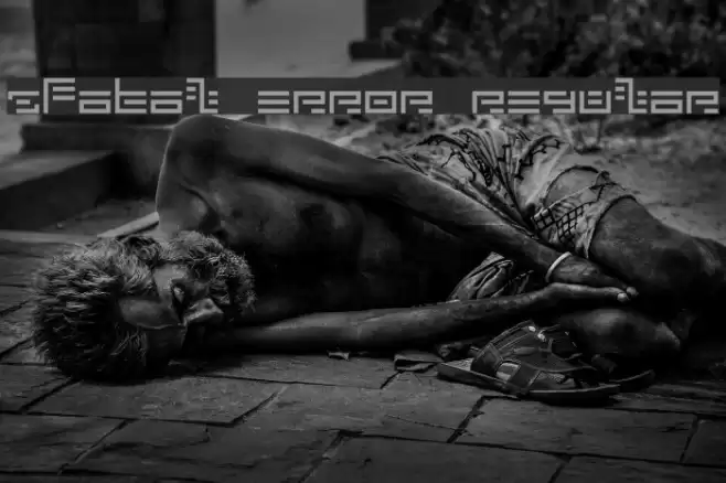 5Fatal Error Regular Font examples