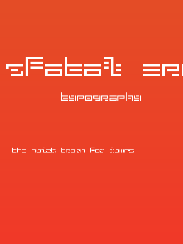5Fatal Error Regular Poster