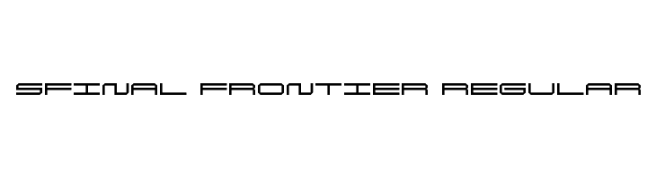 5Final Frontier Regular  免费字体下载